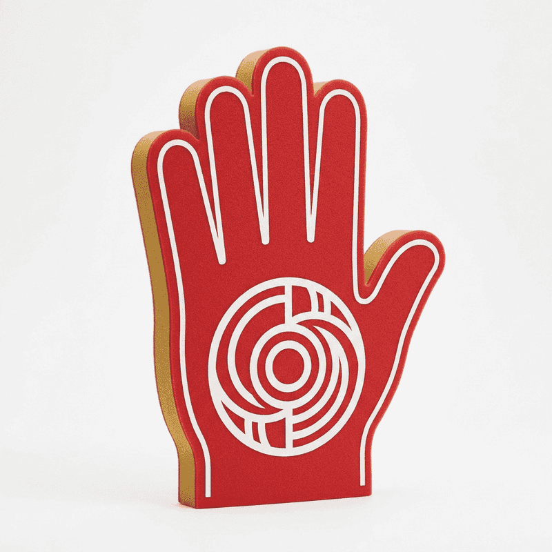Foam Hand — Die-Cut EVA